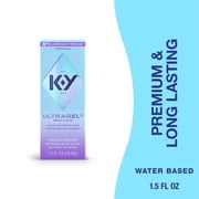 K-Y Ultragel Lube, Personal Water Based Lubricant For Sexual Wellness, Vaginal Moisturizer, 1.5 fl oz