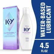 K-Y Ultragel Lube, Personal Water Based Lubricant For Sexual Wellness, Vaginal Moisturizer, 4.5 fl oz