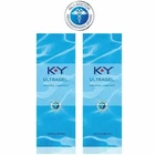 K-Y Ultragel Personal Lubricant Unique Water Based Liquid Gel 1.5 Oz Pack of 2