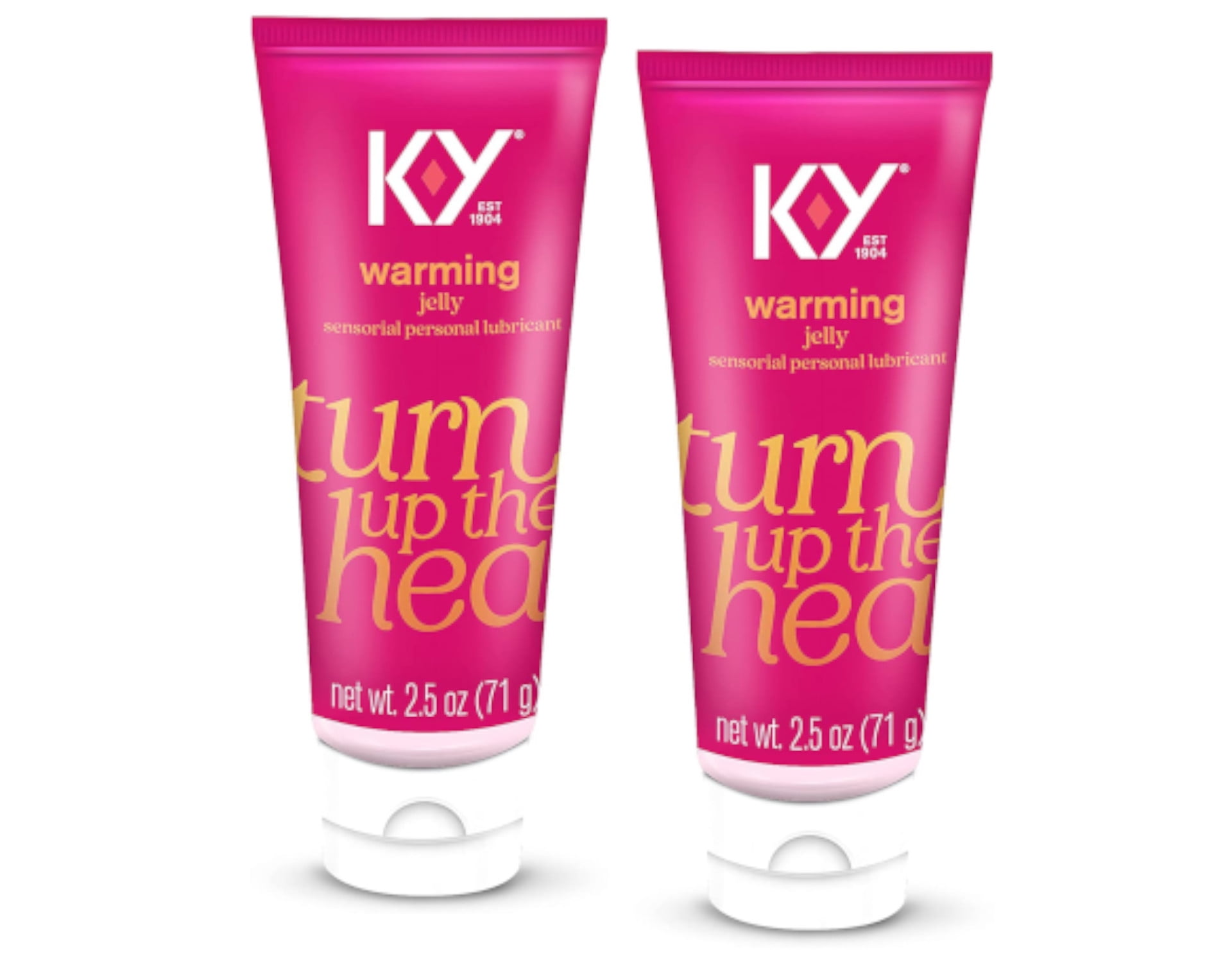 KY Warming Jelly Personal Lubricant, 2.5 oz Pack of 2, 5 oz Total