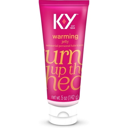 K-Y Warming Jelly Personal Lubricant, Non-Greasy and Condom-Compatible, 5 oz