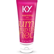 K-Y Warming Jelly Personal Lubricant, Non-Greasy and Condom-Compatible, 5 oz
