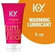 K-Y Warming Jelly Personal Lubricant Tube, 5 Ounce Pack of 12