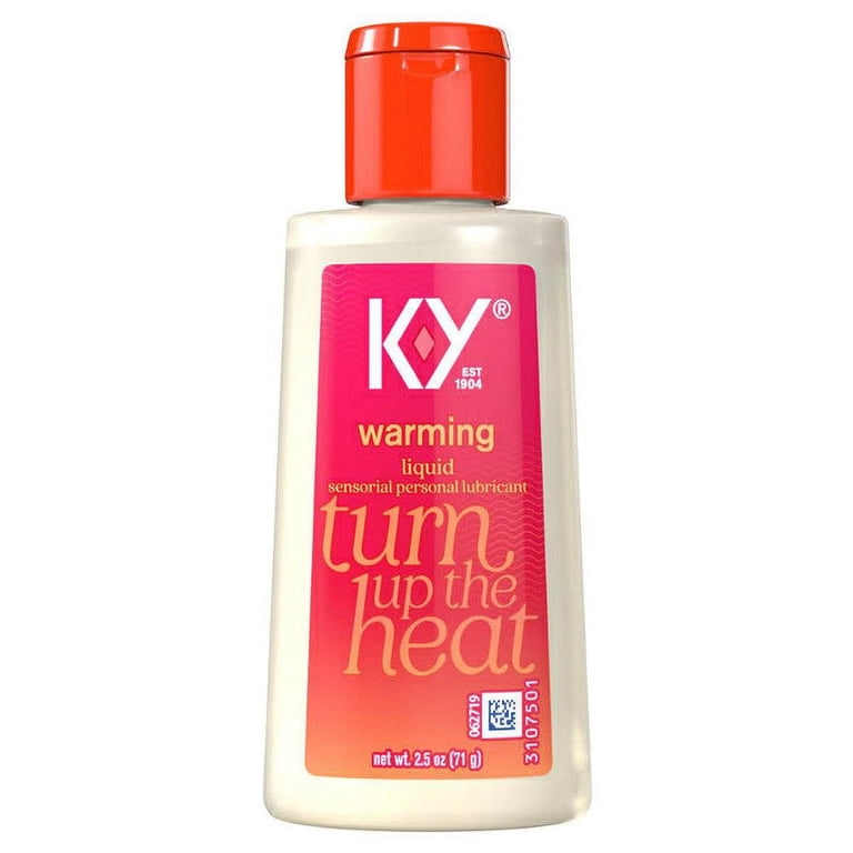 K-Y Brand Warming Liquid Lubricant, Pure and Gentle Ingredients, Warms on  Contact, 2.5 oz