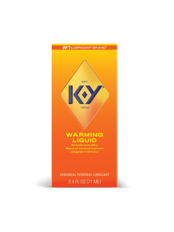 Warming Liquid Lube, Sensorial Personal Lubricant, Silicone Based Formula, Safe to Use with Condoms, For Men, Women and Couples, 2.4 FL OZ