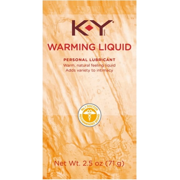 K-Y Warming Liquid Personal Lubricant, 2.5 Oz (Pack of 4)