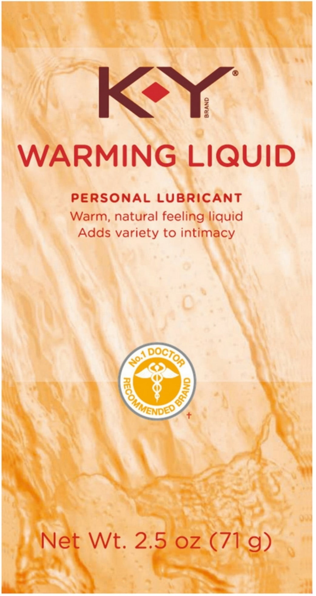 K-Y Warming Liquid Personal Lubricant, 2.5 Oz