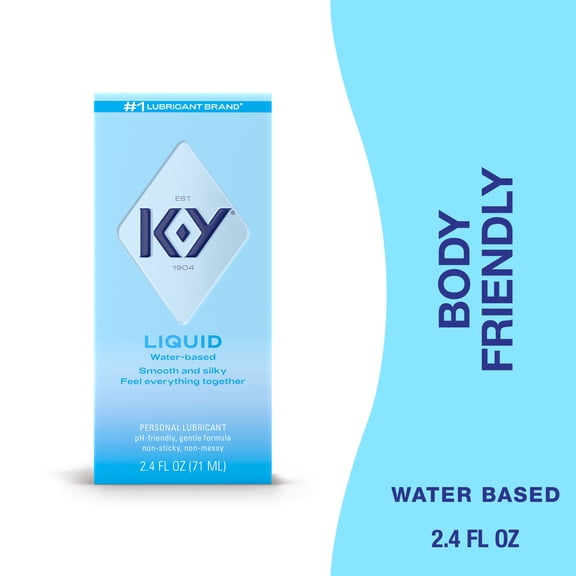 K-Y Water Based Personal Lubricant, Lube For Sexual Wellness, Vaginal Moisturizer, 2.5 fl oz