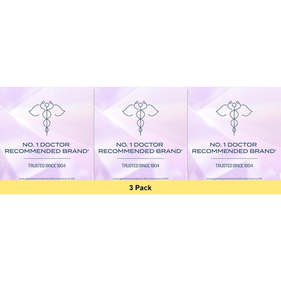 K-Y Water Based Personal Lubricant for Sexual Wellness & Vaginal Moisturizer, 4.5 fl oz - 3 Pack