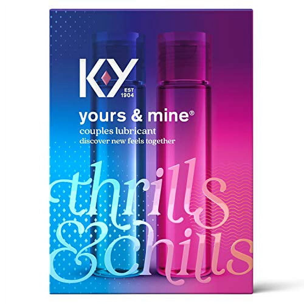 K-Y Yours & Mine Couples Lubricant, 3 fl oz, Lubricant and Intimate Gel