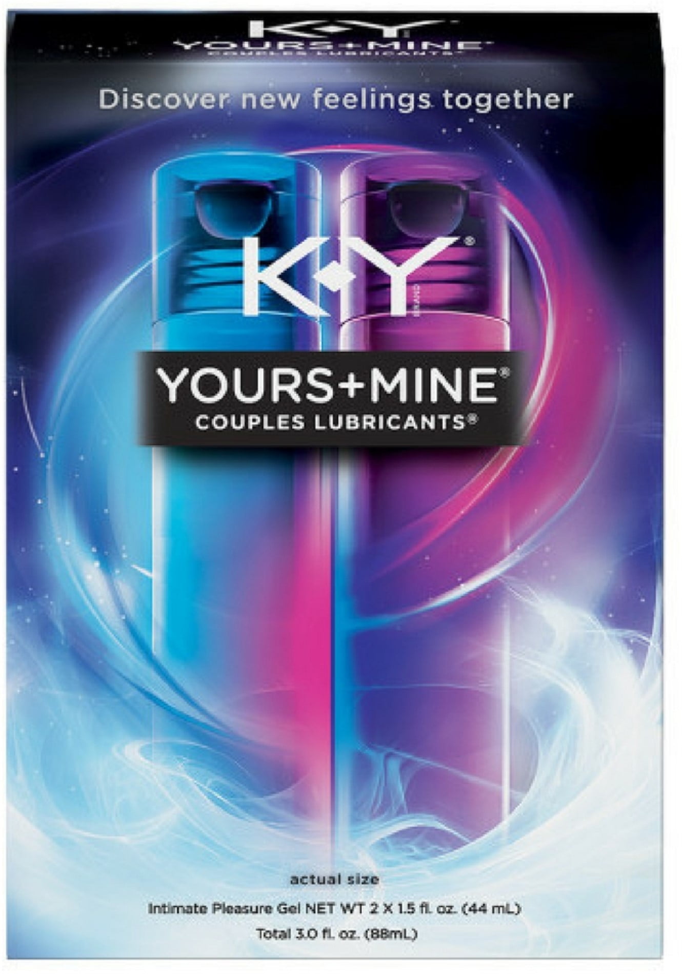 KY Yours & Mine Couples Lubricant, 3 oz