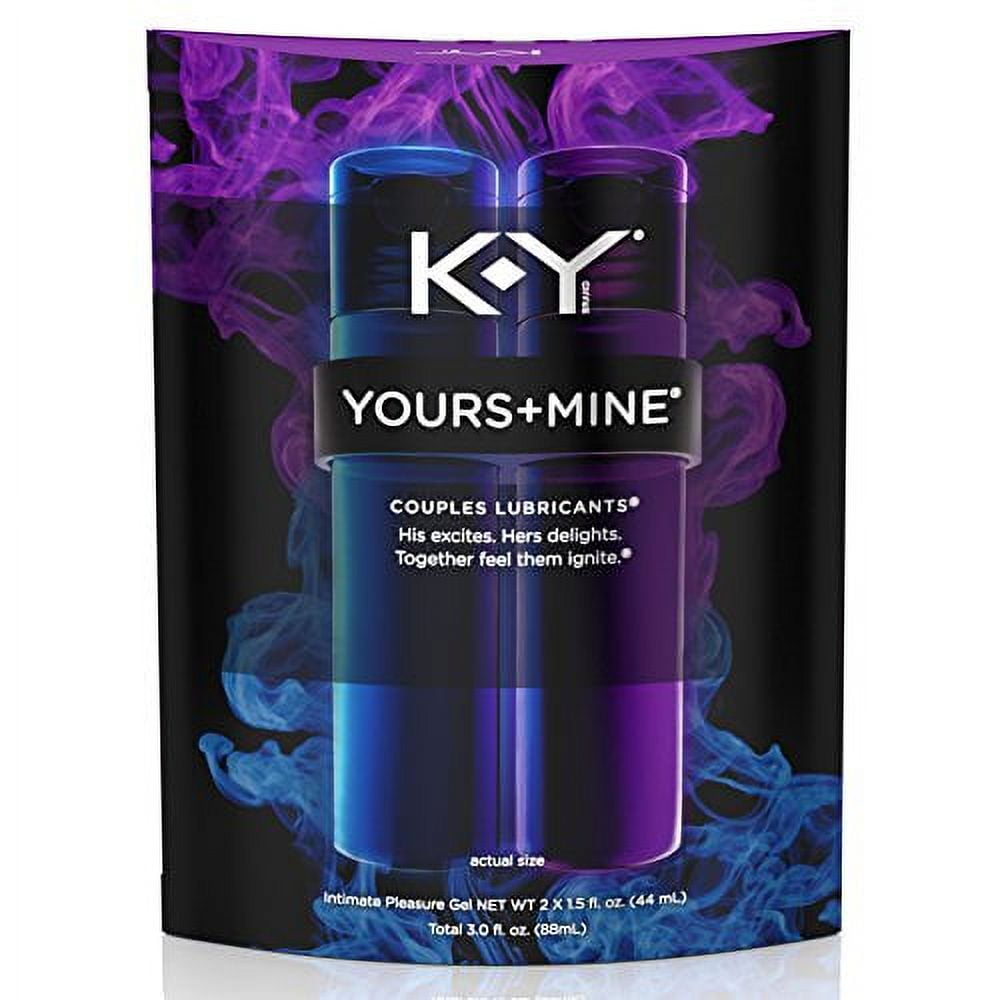 K-Y Yours & Mine Couples Lubricant, 3 oz