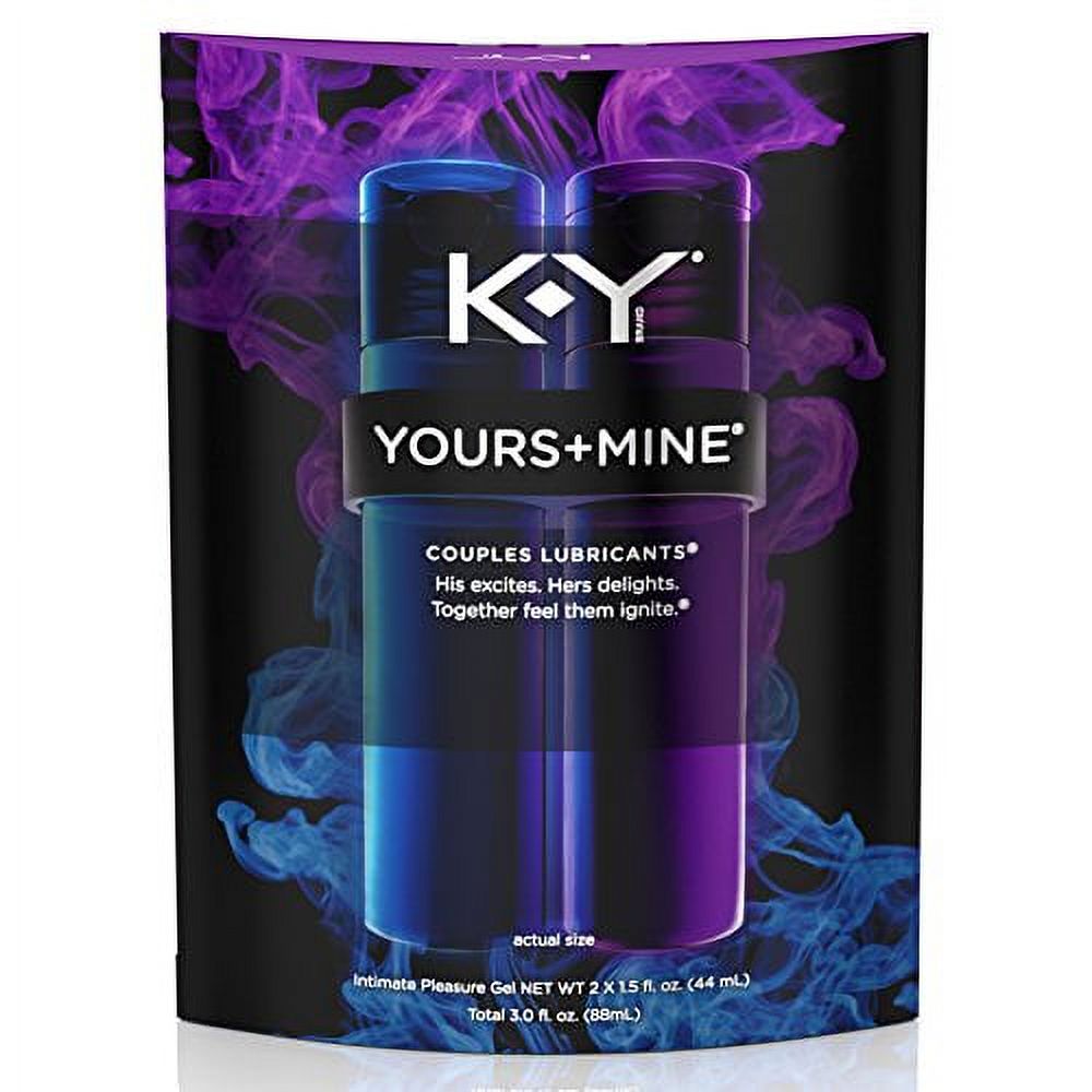 K-Y Yours + Mine Couples Lubricants 3 oz - image 1 of 9