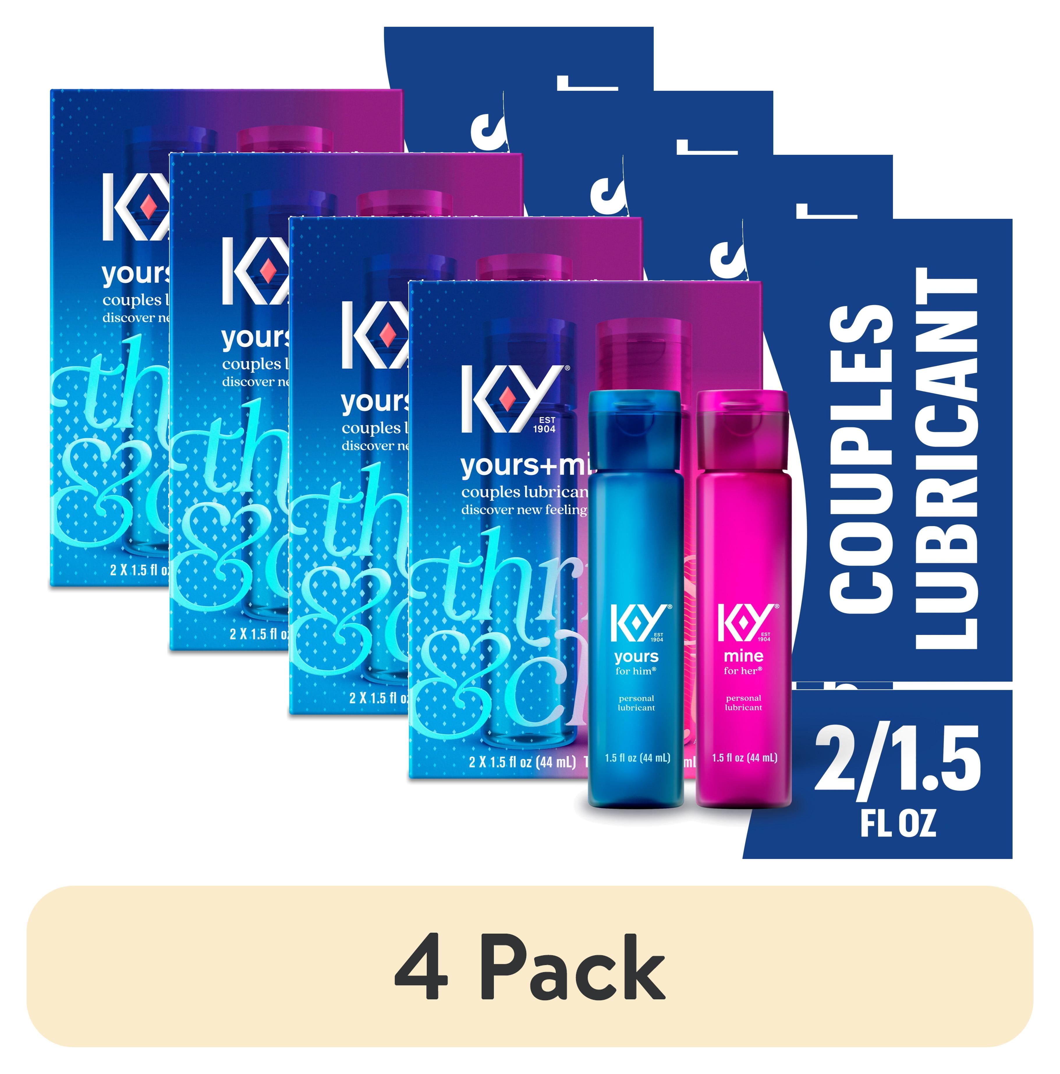 Customer reviews for K-Y Yours + Mine Lubricant For Couples, Personal  Lubricant For Sexual Wellness, 2 x 1.5 fl oz | Walmart.com