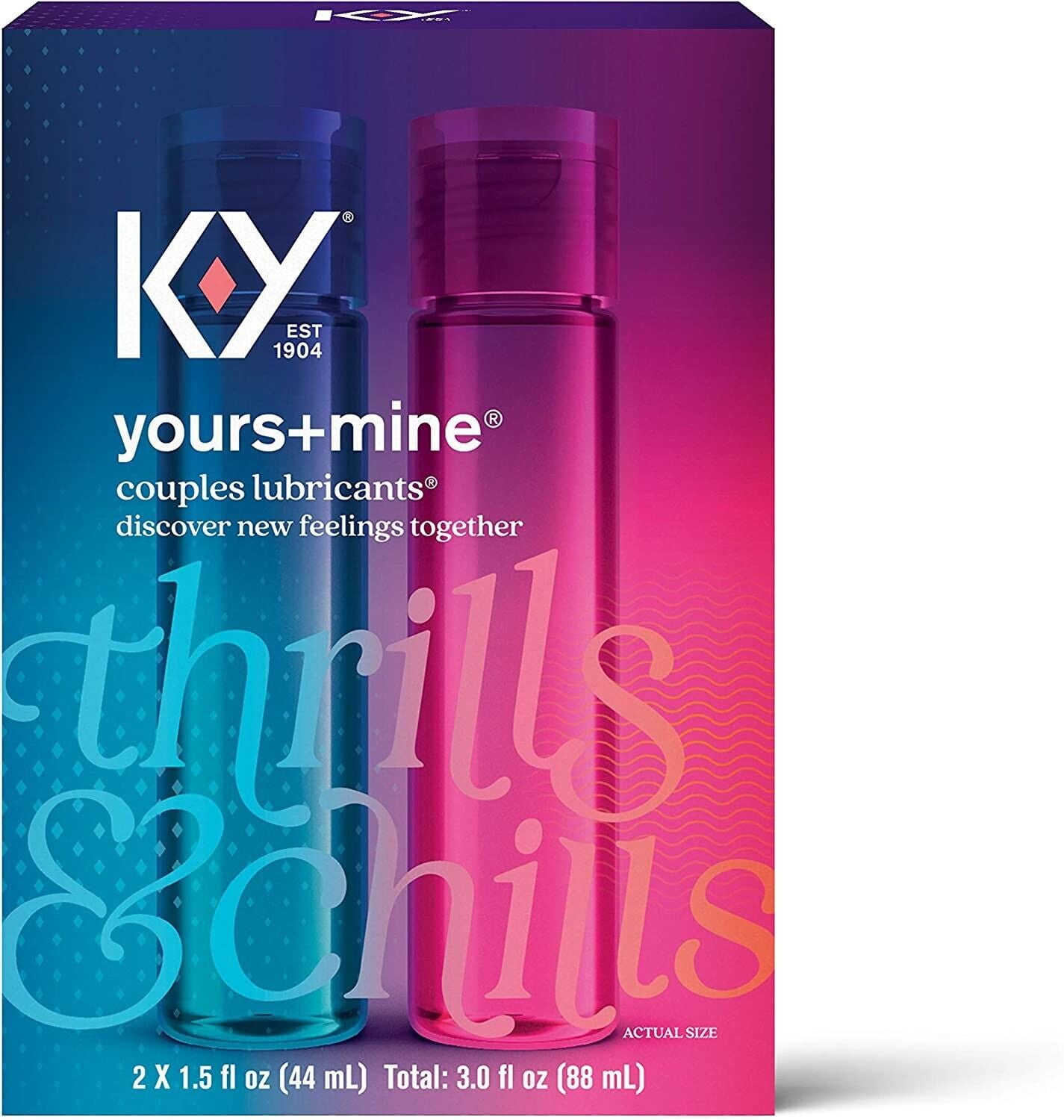 K-Y Yours and Mine Couples Personal Lubricant 88 ml
