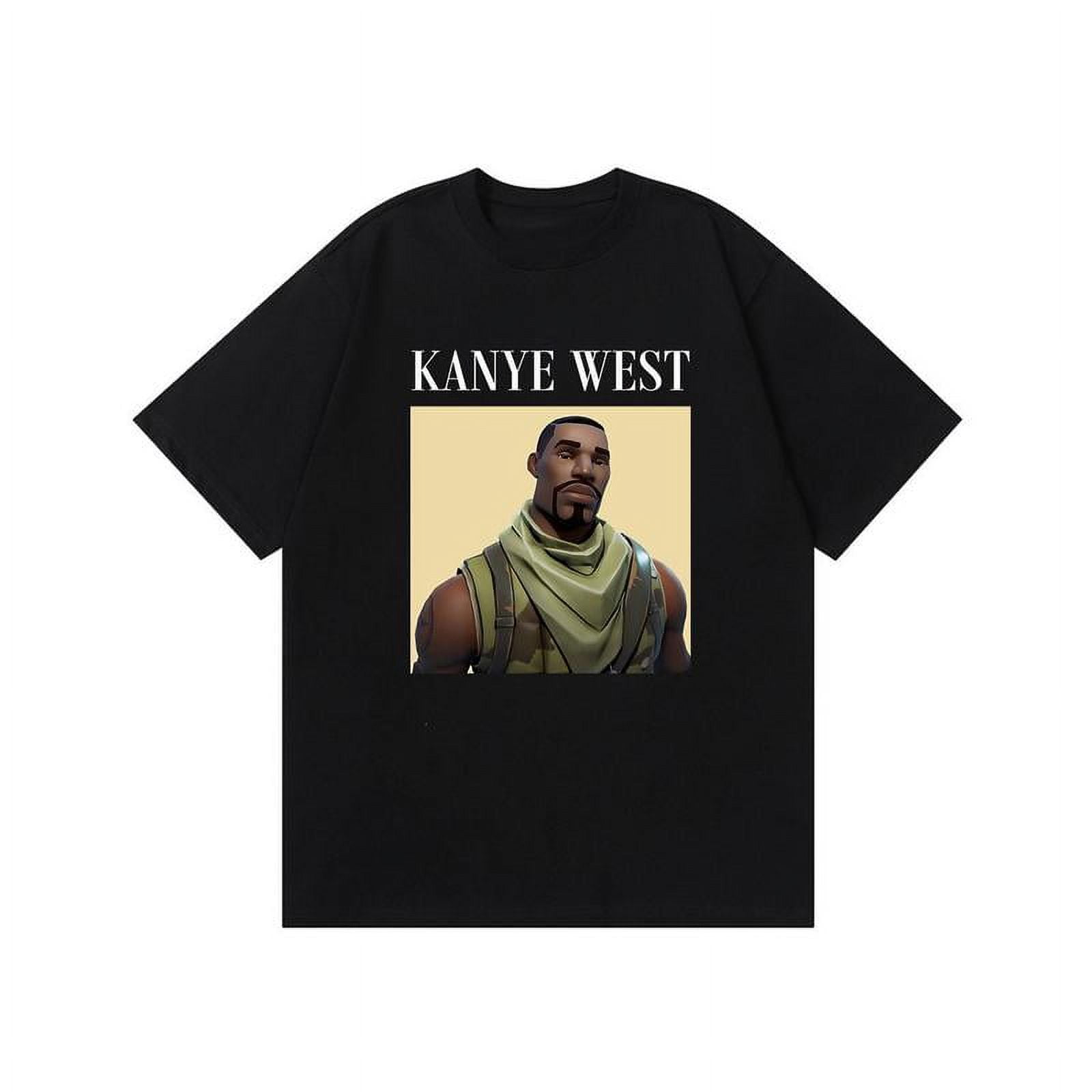 K.a.n.y.e West Fortnite Meme Rapper, Vibrant Unisex Comfort Tee T Shirt,  Color: Sport Grey, Size: 4XL - Walmart.com