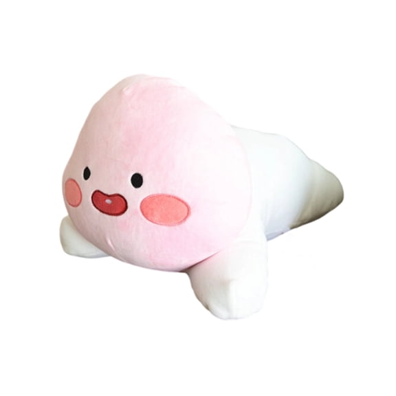 K-akao Friends Weighted Plush, Cute Bear Weighted Stuffed Animal with Beads, Soft Sensory Plush Pillow Toy for Kids & Adults, Back-to-school Gifts (19.69in, Pink)