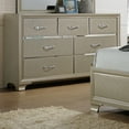 thumbnail image 1 of K and B Furniture Co Inc Contemporary 8 Drawer Dressers-Champagne Finish, 1 of 3