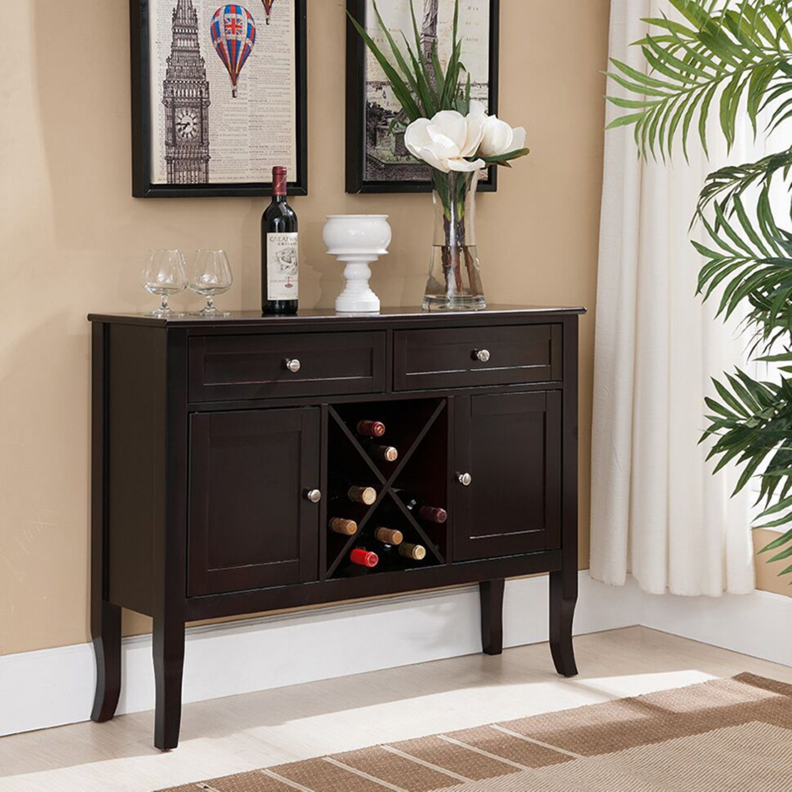Cherry wine cabinet hotsell