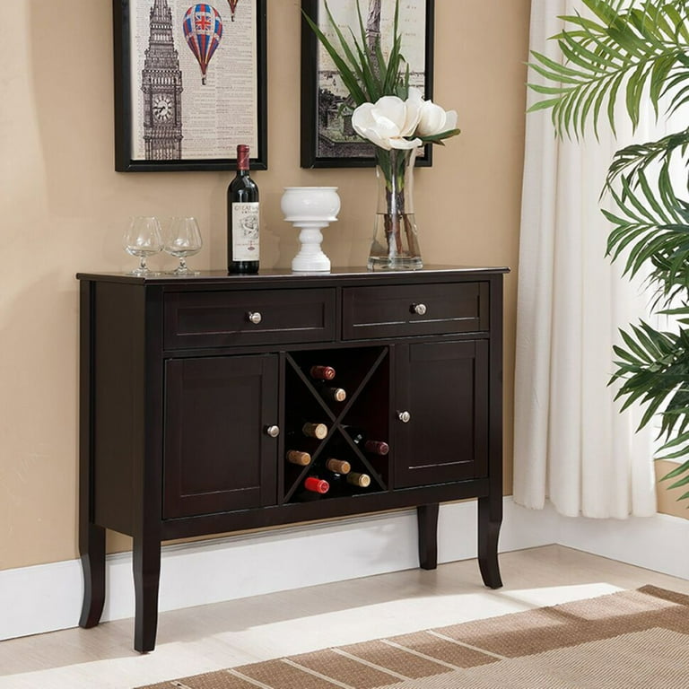 KB WR1250 32 x 42 x 12 in. Wine Rack Dark Cherry Walmart