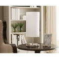 thumbnail image 1 of KB L225 Table Lamps - Brushed Nickel & White, Set of 2, 1 of 3