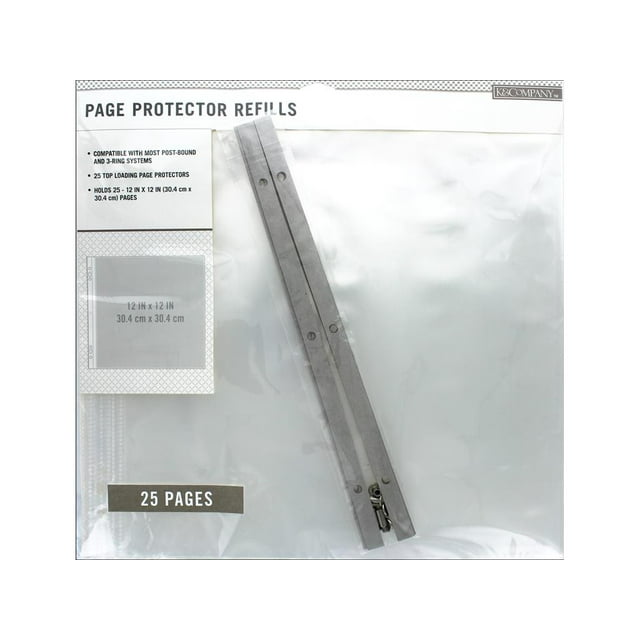 K&Co Scrapbook Refill 12x12 25pc