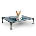 thumbnail image 1 of K&H Pet Products Original Pet Cot Elevated Dog Bed Gray/Black Mesh Medium 25 X 32 X 7 Inches, 1 of 11