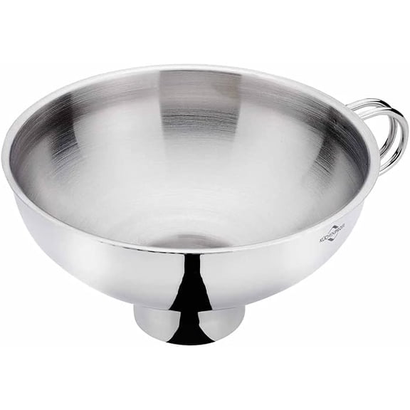 Kchenprofi Stainless Steel Jam Funnel Wide Mouth 5 Inch