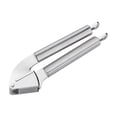 thumbnail image 1 of Küchenprofi Parma Stainless Steel Garlic Press, 8-Inch, Silver, 1 of 2