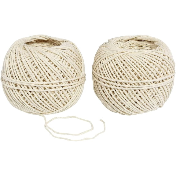 Kuchenprofi Natural French Cooking Twine 164 Foot Roll for Roasting or Cooking, 2-Pack