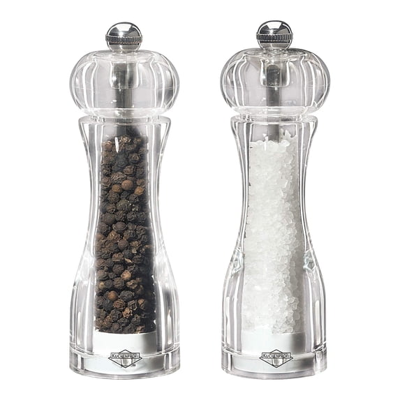 Küchenprofi Toronto Salt and Pepper Grinder Set Clear Acrylic