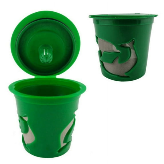 K-cup Reusable Coffee Filter 2.0 Dolphin Cup Capsule Coffee Filters Food Grade Plastic Stainless Steel 5.1*3.7*4.7cm
