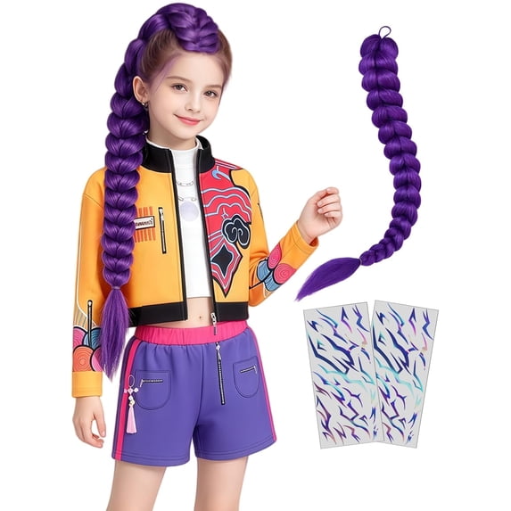 K'id's Pop Star Costume G'irl's Halloween Costumes with Accessories Set ...