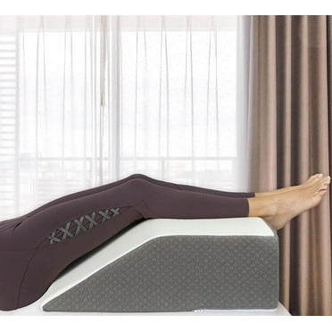 Kӧlbs Leg Elevation Pillow | Chic Jacquard Cover | Bed Wedge Pillow | Knee Pillow Leg Pillow | Wedge Pillow for Legs | Leg, Knee, Ankle Elevation Post Surgery