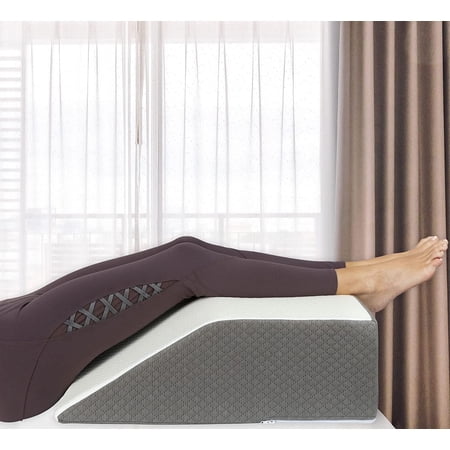 K?lbs Leg Elevation Pillow | Chic Jacquard Cover | Bed Wedge Pillow | Knee Pillow Leg Pillow | Wedge Pillow for Legs | Leg, Knee, Ankle Elevation Post Surgery