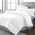 thumbnail image 1 of Kömforte Dual Zone Comforter for Couples – Hypoallergenic, Alternative Down His and Her Duvet Insert Keeps Everyone Comfortable – Machine Washable Two Temperature Comforter (White, Queen), 1 of 7