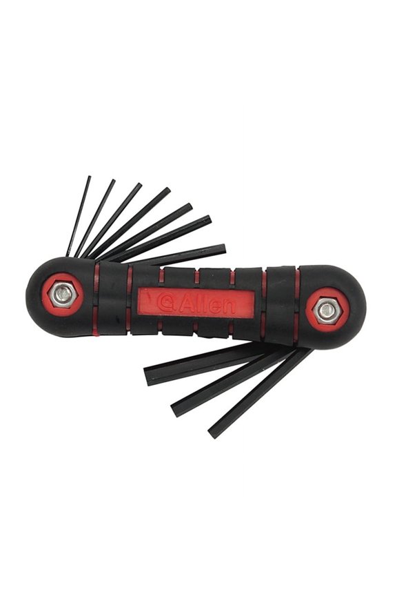 Pro Series Archery 10-in-1 Multi Hex Wrenches Tool, Steel, 15990, Black/Red