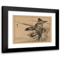 thumbnail image 1 of Kōno Bairei 14x11 Black Modern Framed Museum Art Print Titled - Bairei Gafu, Pl.08 (1905), 1 of 5