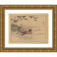 thumbnail image 1 of Kōno Bairei 14x12 Gold Ornate Wood Frame and Double Matted Museum Art Print Titled - Bairei Gafu, Pl.05 (1905), 1 of 4