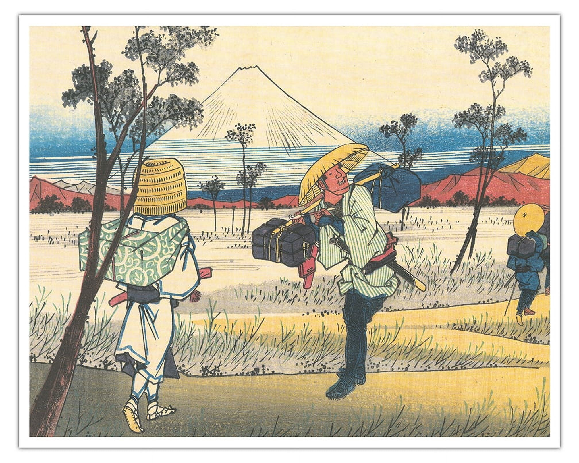 Kōnosu Close-up - from Sixty-nine Stations of Kiso Road - Vintage