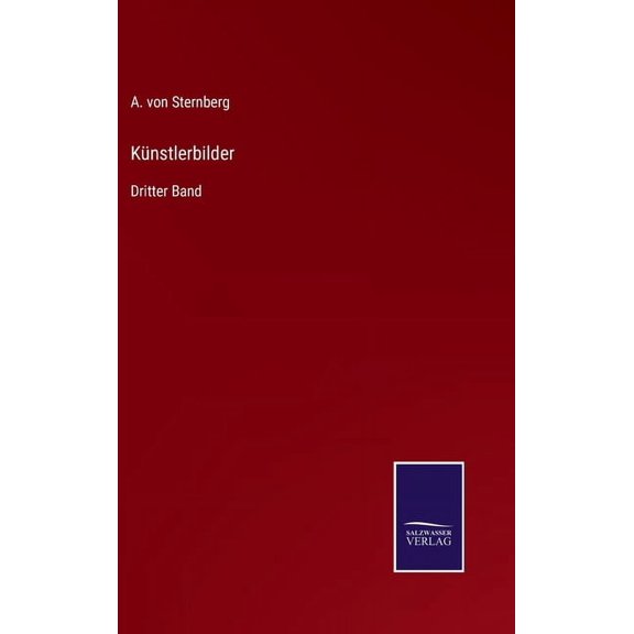 Knstlerbilder: Dritter Band (Hardcover)