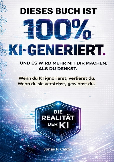 KÃ¼nstliche Intelligenz - Dieses Buch ist 100% KI-generiert: Die Wahrheit Ã¼ber Ai, kÃ¼nstliche intelligenz und unsere Zuku, (Paperback)
