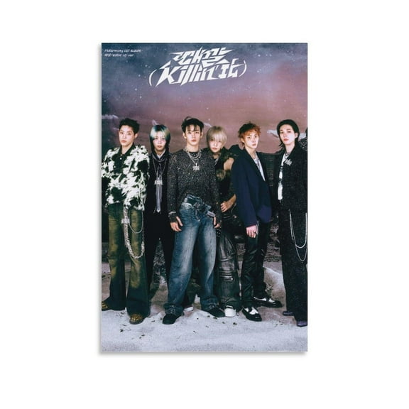 K-pop Artist Poster P1Harmony Killin It Ver. 2nd Teaser Canvas Poster Bedroom Decor Sports Landscape Office Room Decor Poster Gift