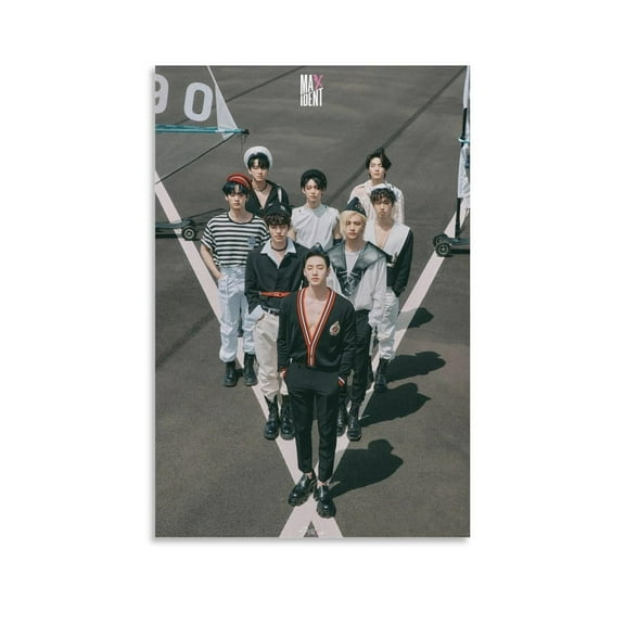 K-pop Artist Poster Stray Kids Maxident Case 143 Ver. 1st Teaser HD Print on Canvas Painting Wall Art for Living Room Decor Boy Gift