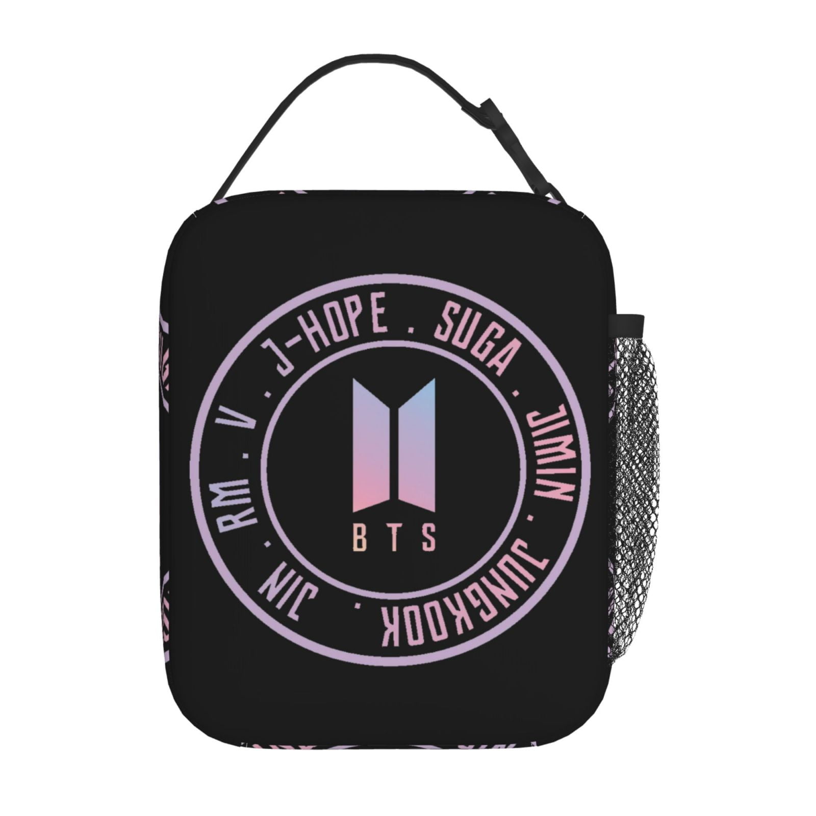 K-pop BTS Lunch Bag Love Yourself Lunch Box Multi Function Reusable ...