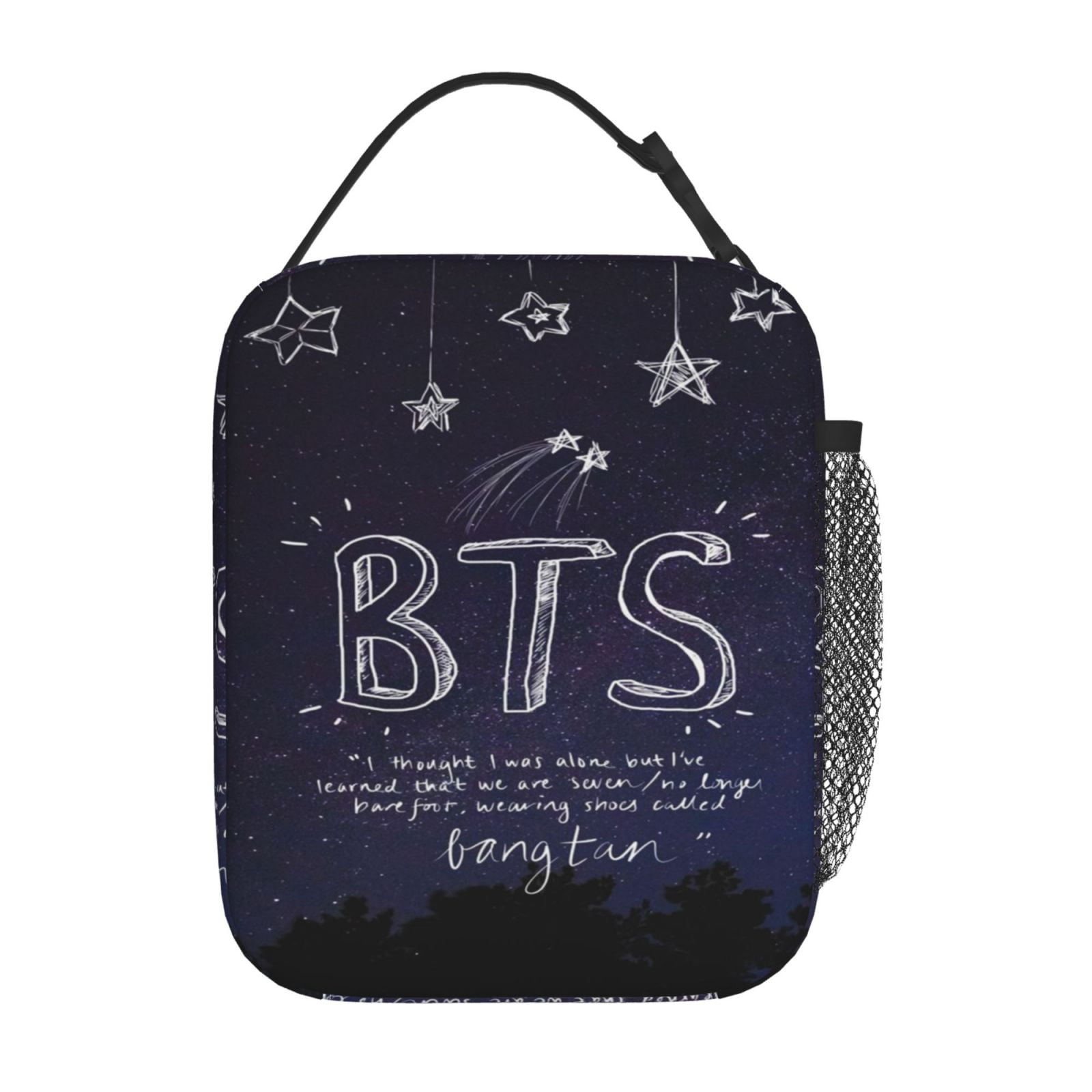 K-pop BTS Lunch Bag Love Yourself Lunch Box Multi Function Reusable ...