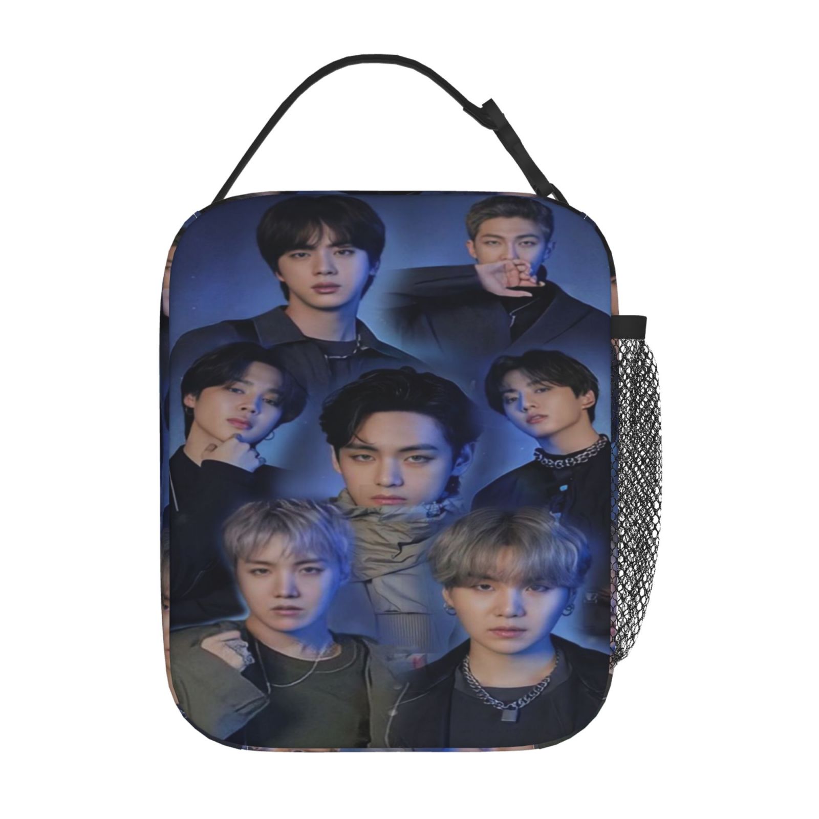 K-pop BTS Lunch Bag Love Yourself Lunch Box Multi Function Reusable ...