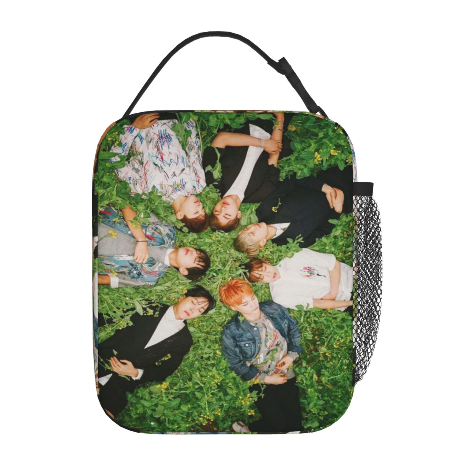 K-pop BTS Lunch Bag Love Yourself Lunch Box Multi Function Reusable ...