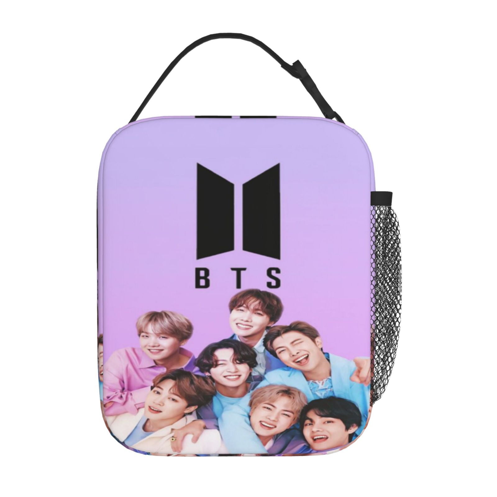 K-pop BTS Lunch Bag Love Yourself Lunch Box Multi Function Reusable ...