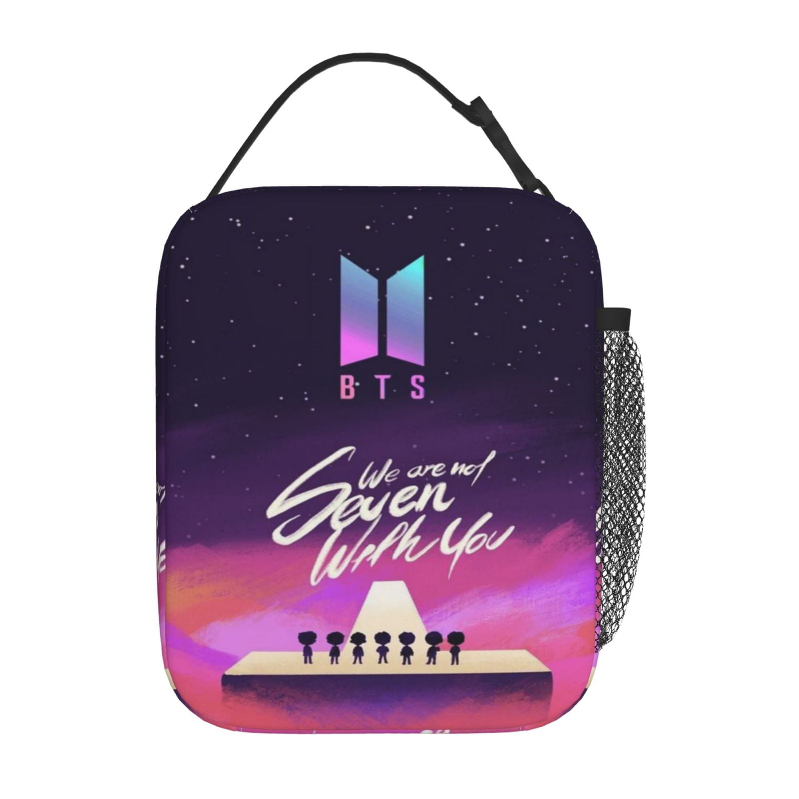 K-pop BTS Lunch Bag Love Yourself Lunch Box Multi Function Reusable ...